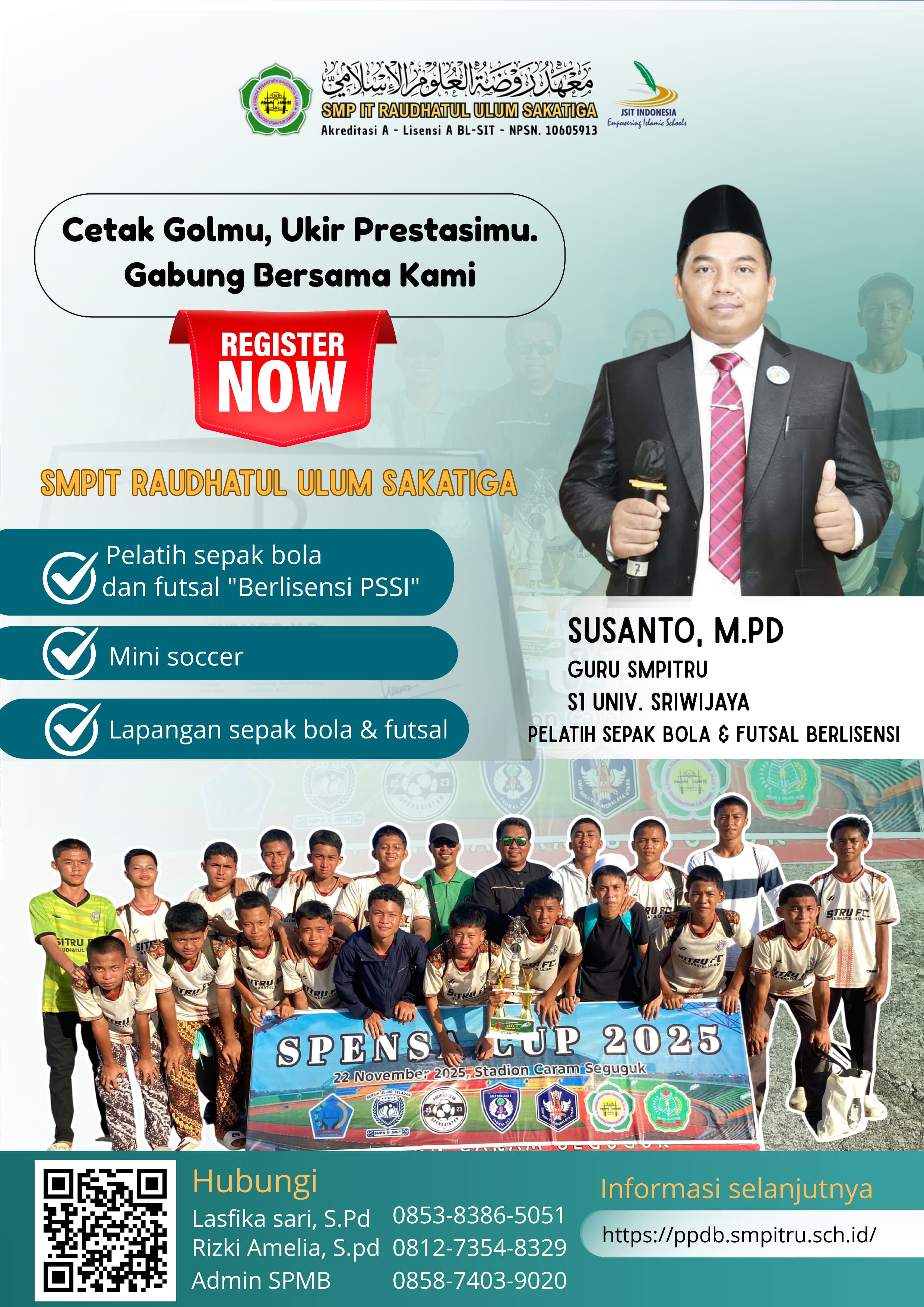 Ekstrakurikuler Sepak Bola SMPIT Raudhatul Ulum Sakatiga